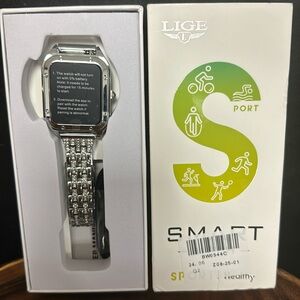 NIB Silver Smartwatch